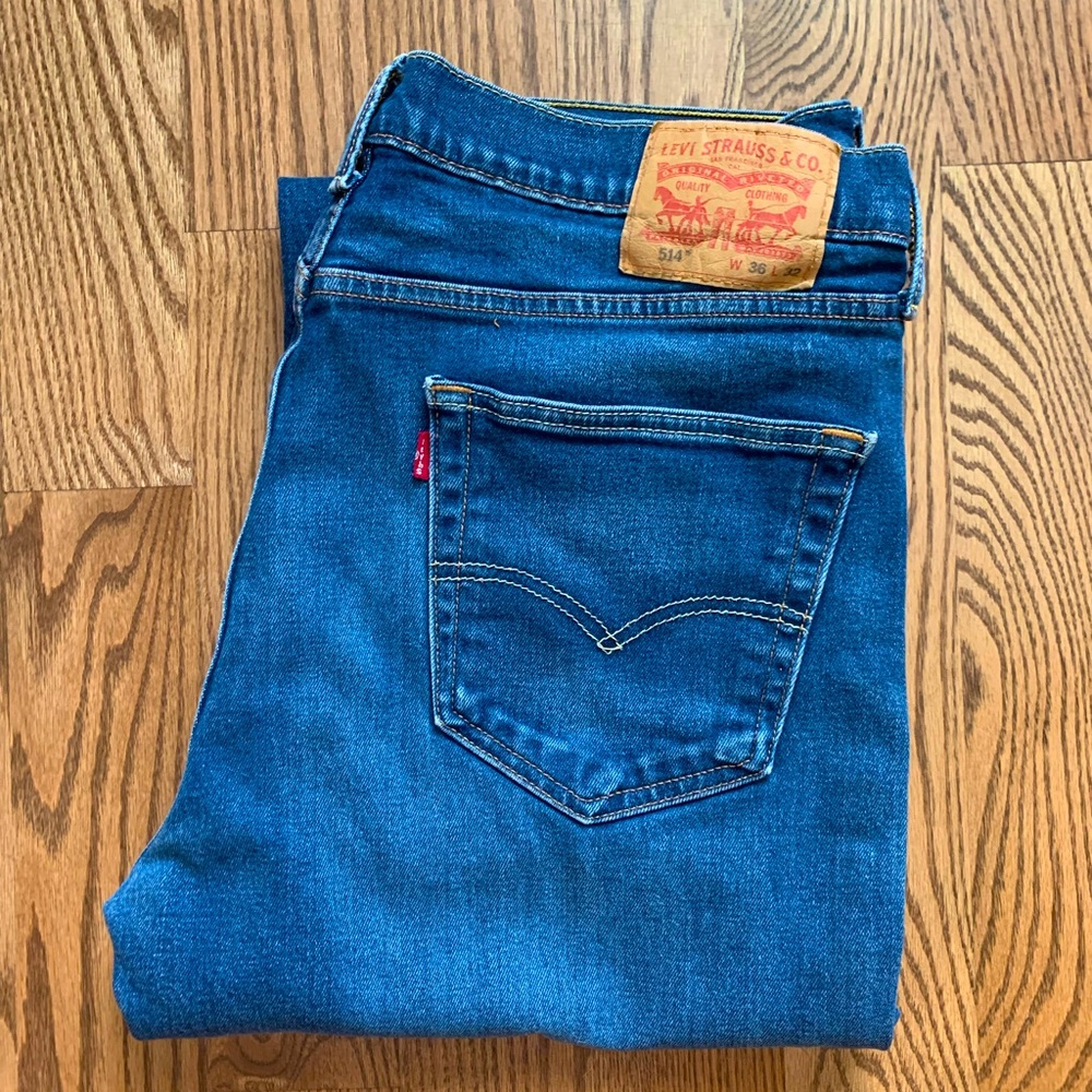 Levi 514 Blue Jeans!